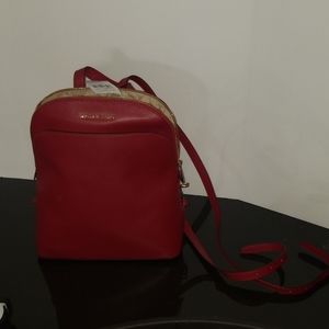 Micheal Kors Dome Backpack. Leather
